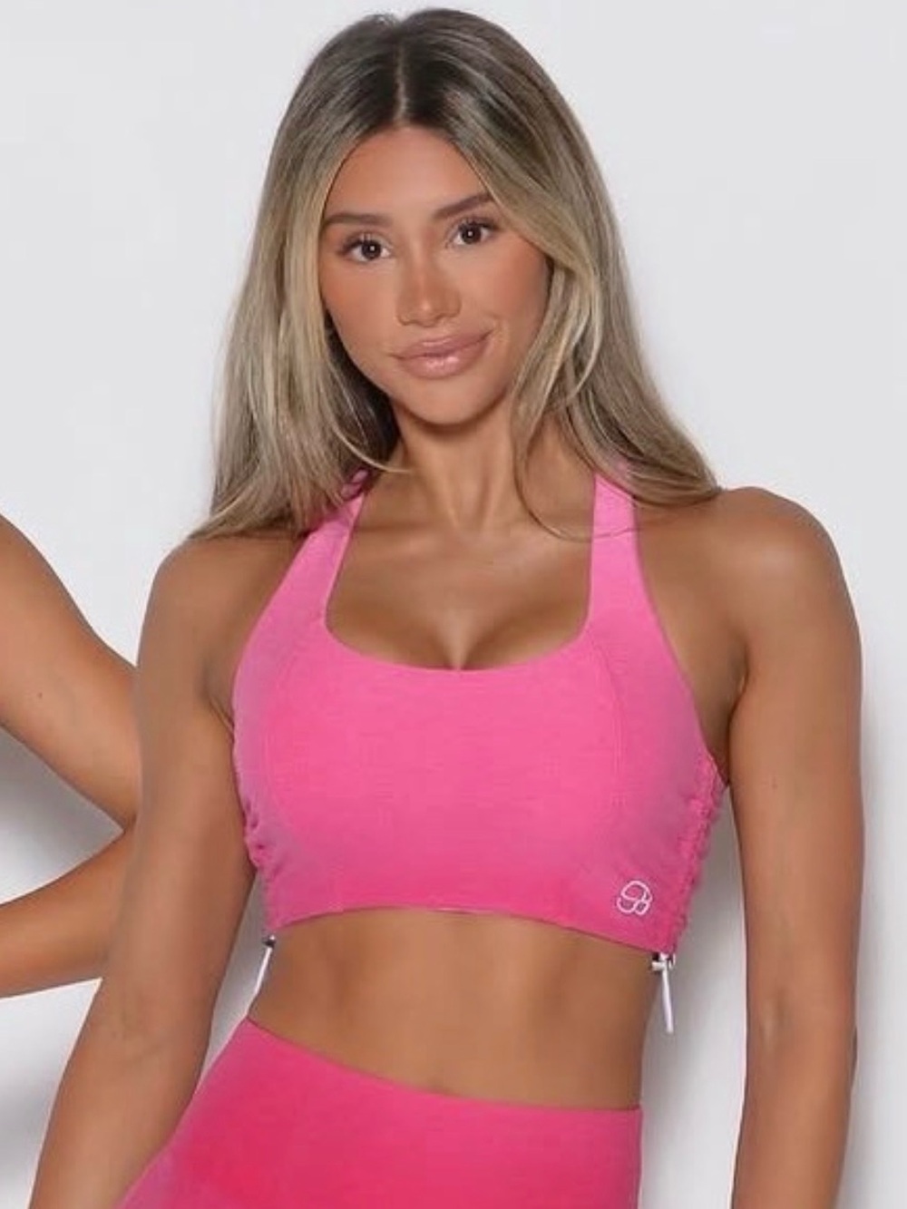 Bombshell Sportswear Vibrant Pink Racerback Sports Bra